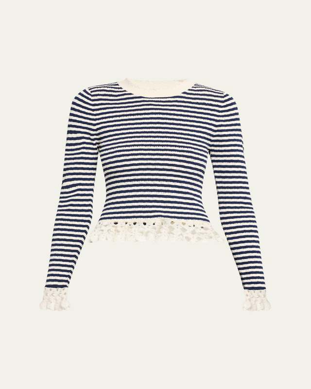 Addy Stripe Long-Sleeve Top